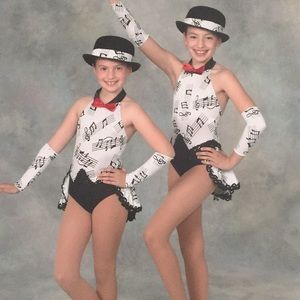 Dance recital costume for tap or jazz Child Medium